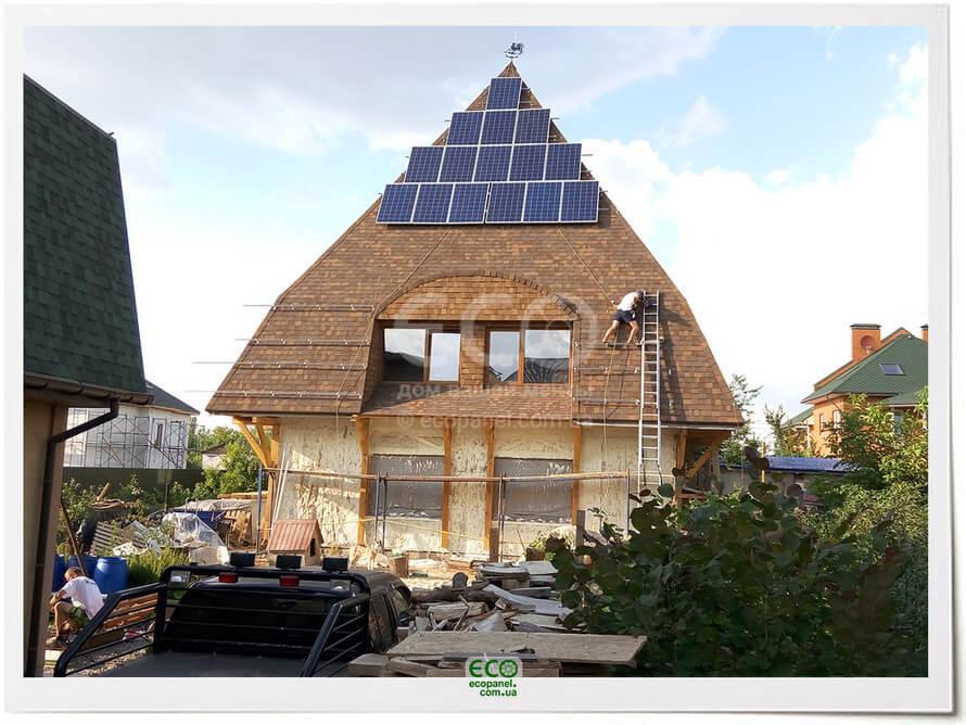 В Киеве строится первый в Европе дом из экопанелей с толщиной стен 600 мм - Экопанели из ржаной соломы и тростника
